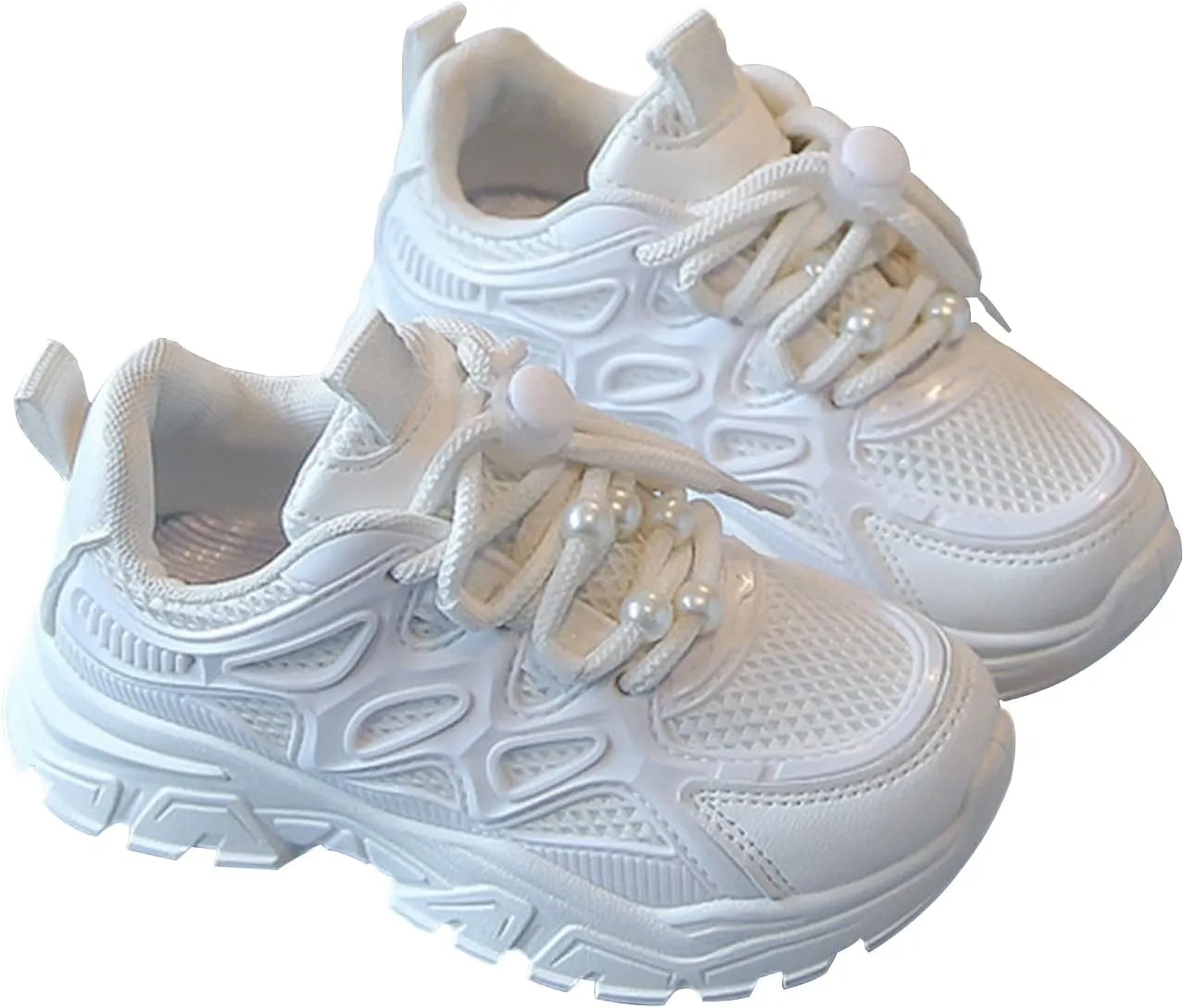 Boys Girls Sneakers Lace up Kids Walking Running Shoes Non Slip Lightweight Athletic Tennis School Daily Sports Shoes for Little Big Kid