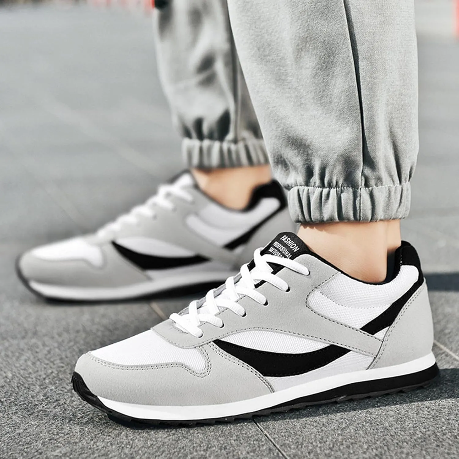 Breathable Diabetic Shoes for Men Lightweight Sport Gym Jogging Walking Sneaker Business Casual Versatile Shoes