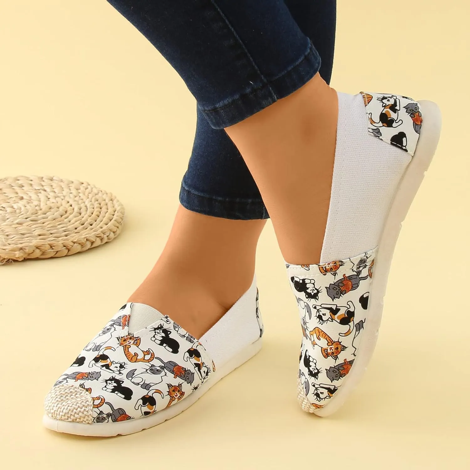 Casual Boat Loafers Shoes for Women Casual Boat Loafers Shoes for Women Slip Ons Women's Fashion Sneakers