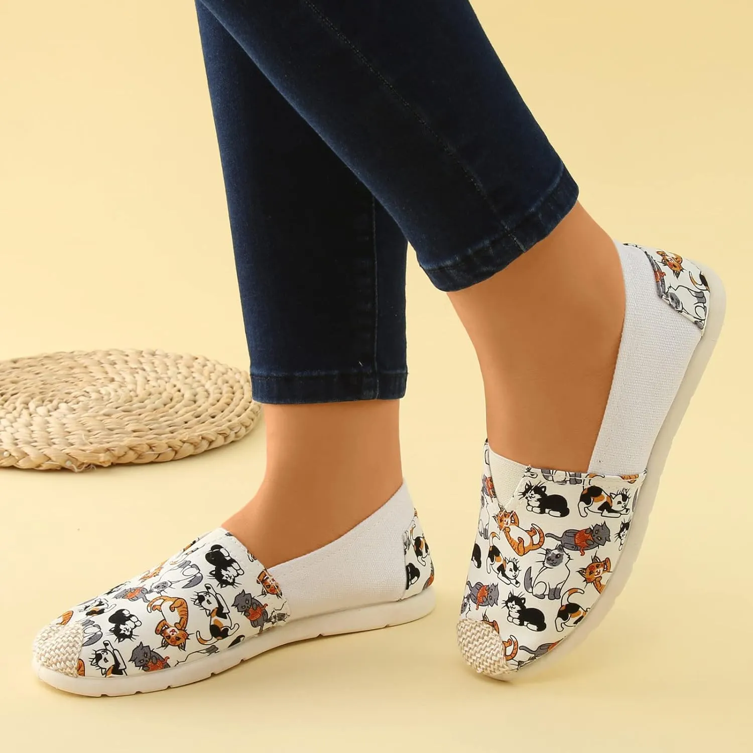 Casual Boat Loafers Shoes for Women Casual Boat Loafers Shoes for Women Slip Ons Women's Fashion Sneakers