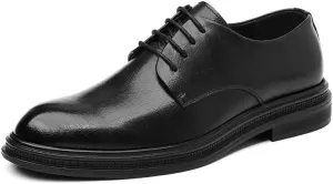 Classic Men's Leather Dress Shoes Mens Formal Lace-up Oxford for Men Business Wedding Tuxedo Shoes
