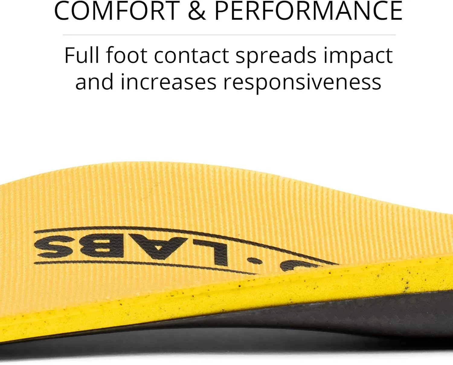 Dash Carbon Fiber Performance Insoles  Add Ultra Firm Orthotic Arch Support to Soccer Cleats, Cycling Shoes and Running Shoes