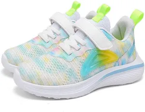 DHOVOR Girls Running Shoes Athletic Fashion Sneakers Lightweight Tennis Walking Basketball Shoes for Girls(Little Kid/Big Kid)