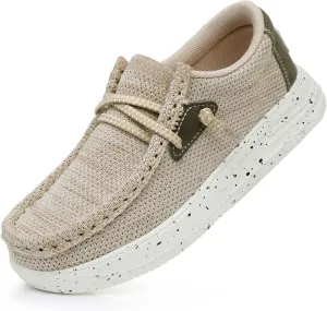 Felabo Boys & Girls Slip-On Loafers  Lightweight, Breathable & Comfortable Casual Shoes, Easy Wear (Toddler/Little Kid/Big Kid)