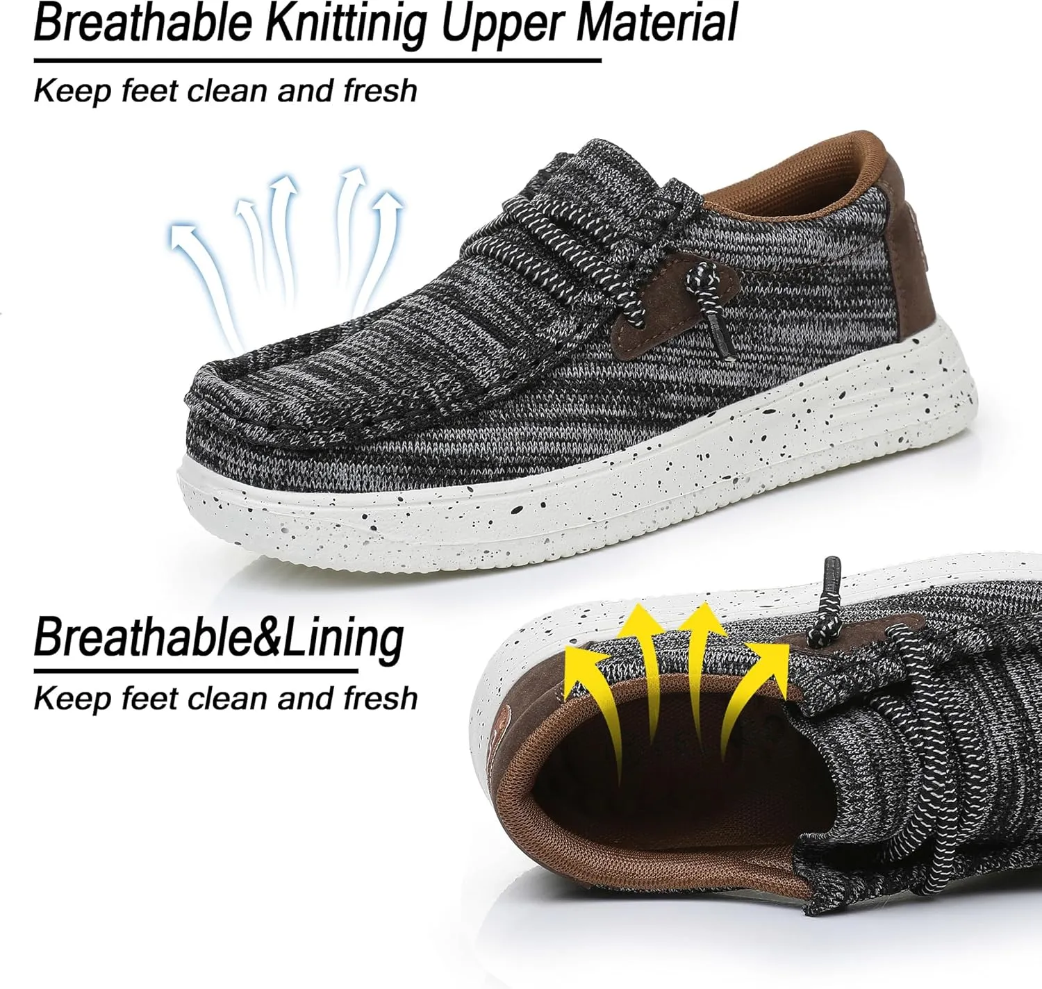 Felabo Boys & Girls Slip-On Loafers  Lightweight, Breathable & Comfortable Casual Shoes, Easy Wear (Toddler/Little Kid/Big Kid)