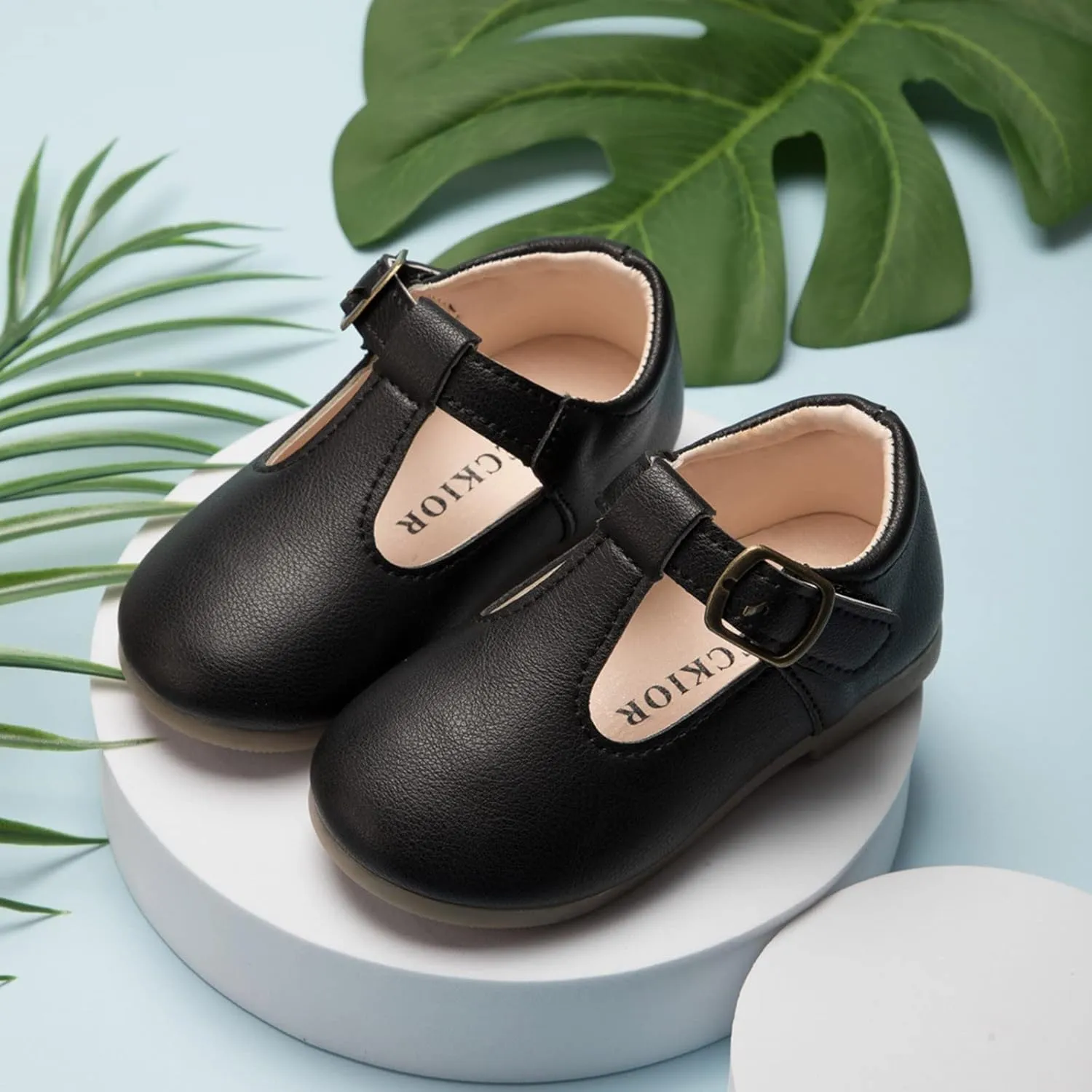 Girls Mary Jane Dress Flat Shoes School niform T-Strap Ballet Flat Toddler Little Kid Performance Shoes Toddler Girl