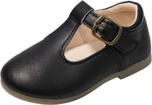 Girls Mary Jane Dress Flat Shoes School niform T-Strap Ballet Flat Toddler Little Kid Performance Shoes Toddler Girl