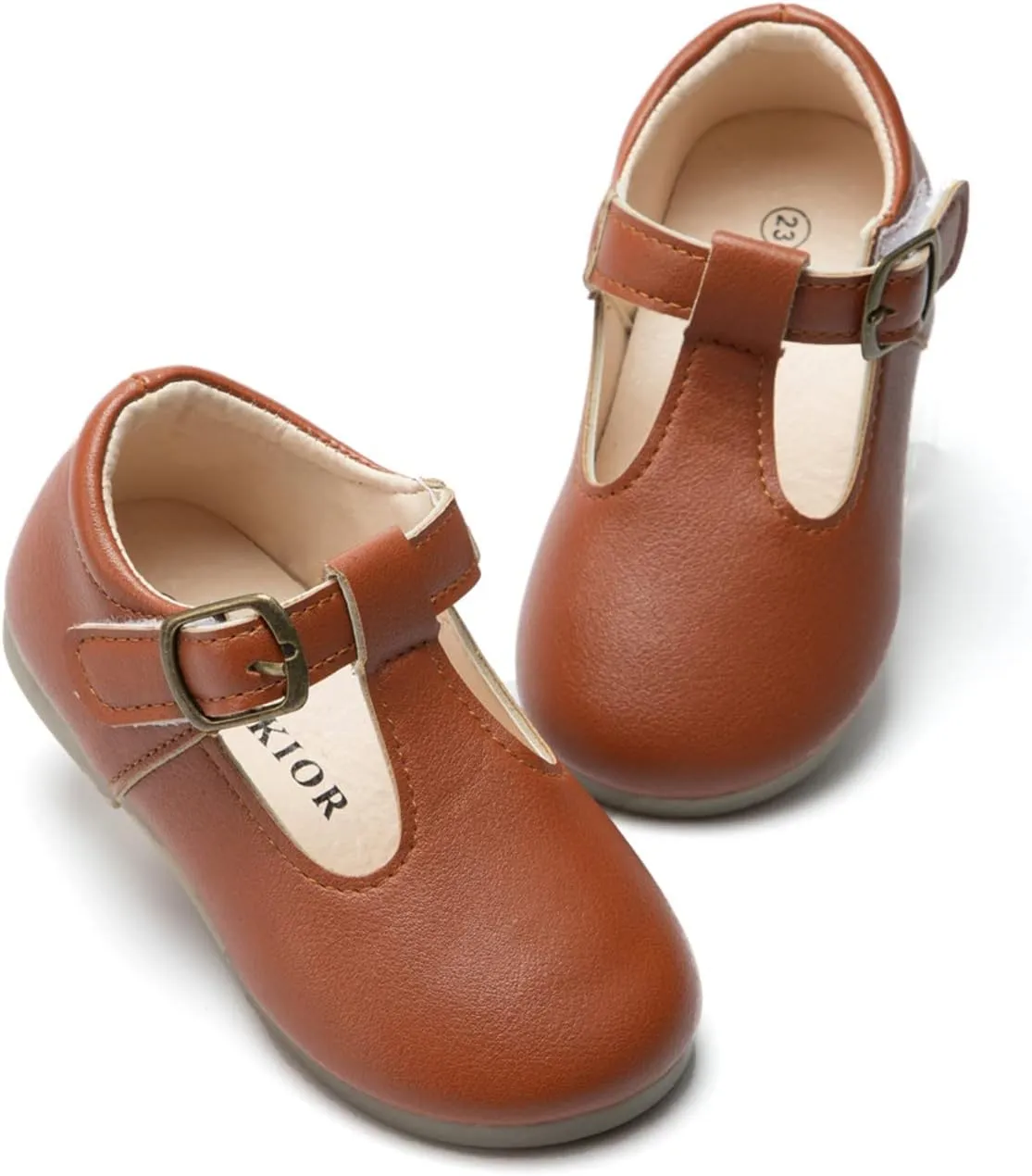 Girls Mary Jane Dress Flat Shoes School niform T-Strap Ballet Flat Toddler Little Kid Performance Shoes Toddler Girl