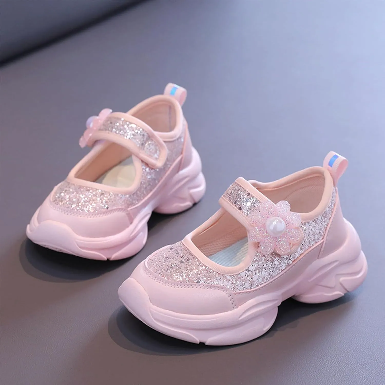 Girls Sneakers Kids Lightweight Athletic Running Shoes for Girls Comfortable Casual Walking Daily Sports Footwear