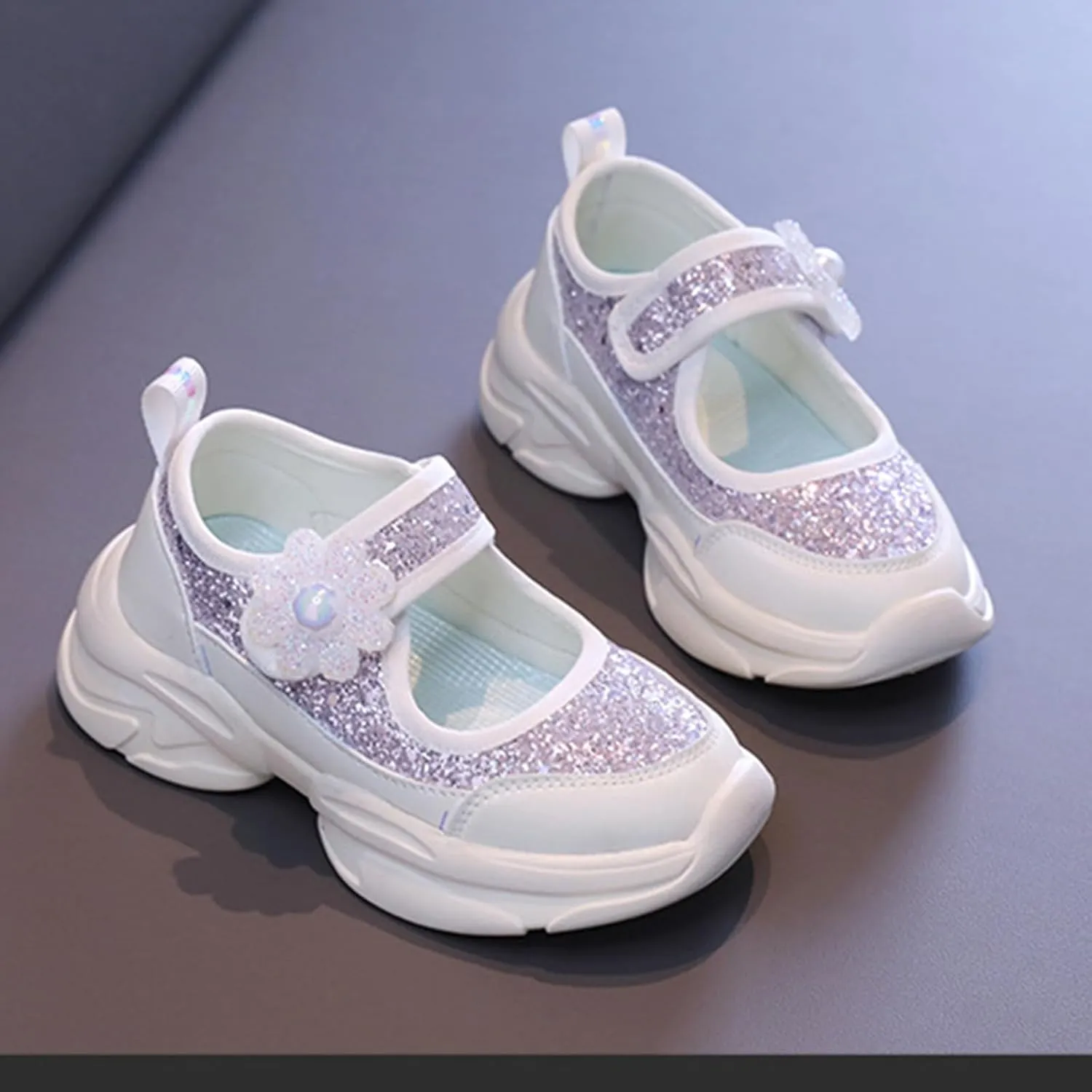 Girls Sneakers Kids Lightweight Athletic Running Shoes for Girls Comfortable Casual Walking Daily Sports Footwear