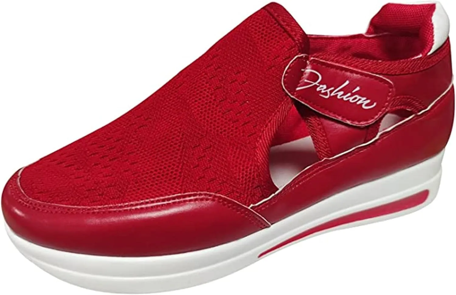 Ladmiple Shoes For Women Sneakers Trendy Slip On Running Shoes Non Slip Walking Shoes Gym Fashion Platform Tennis Shoes