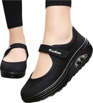 Ladmiple Sneakers For Women Comfortable Shoes Slip On Casual Platform Walking Shoes Dressy Summer Fashion Flats Loafers
