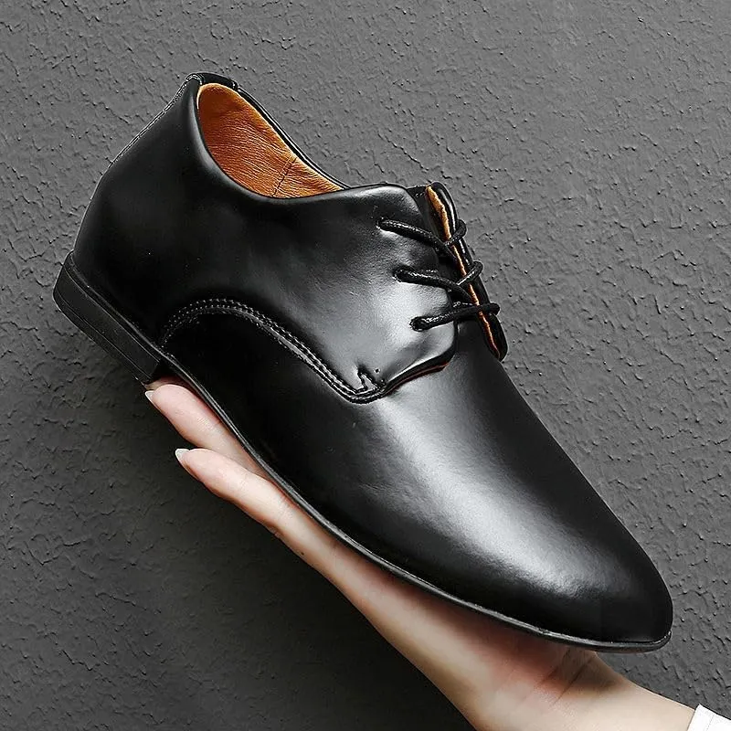 Luxury Men's Shoes Men's Comfort Orthopedic Dress Shoes Oxford Quality Patent Leather White Wedding Black Leather Soft Man Dress Formal Shoe Male
