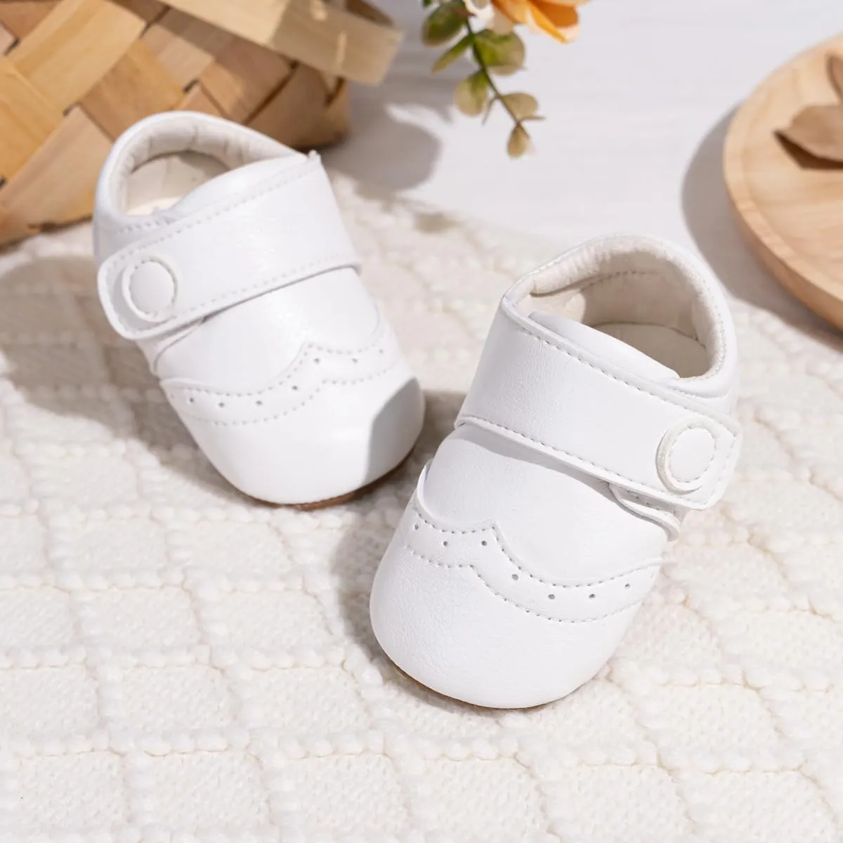 Meckior Infant Baby Girls Boys Premium Soft Sole Tassel Bowknot Moccasins Toddler Prewalker Princess Anti-Slip Crib Baptism Loafers Shoes