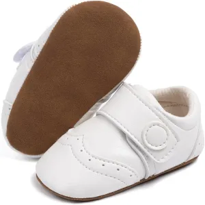Meckior Infant Baby Girls Boys Premium Soft Sole Tassel Bowknot Moccasins Toddler Prewalker Princess Anti-Slip Crib Baptism Loafers Shoes