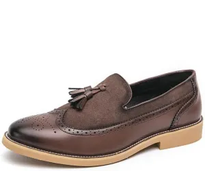Men Business Dress Casual Fashion Elegant Formal ShoesSlip-on Evening Dress Loafers Party Tassel Leather Dress Shoes Wedding Shoes Men's Oxford Comfort Loafers Business Shoes