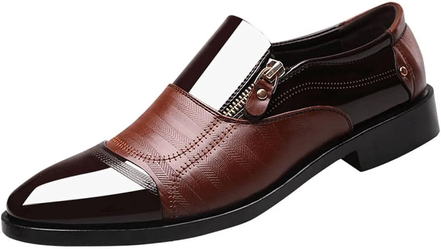 Mens Business Casual Comfort Shoes Classical Style Men's Breathable Hollow Business Men's Dress Shoes Size 11 Black