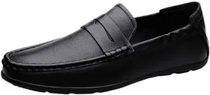 Mens Business Casual Loafers Leather Slip On for Office Work Wedding Comfortable Lightweight Dress Shoes