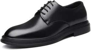 Men's Business Derby Shoes Mens Lace-up Patent Leather Tuxedo Shoes Lace-Up Lightweight Casual Walking Shoes for Men(8)