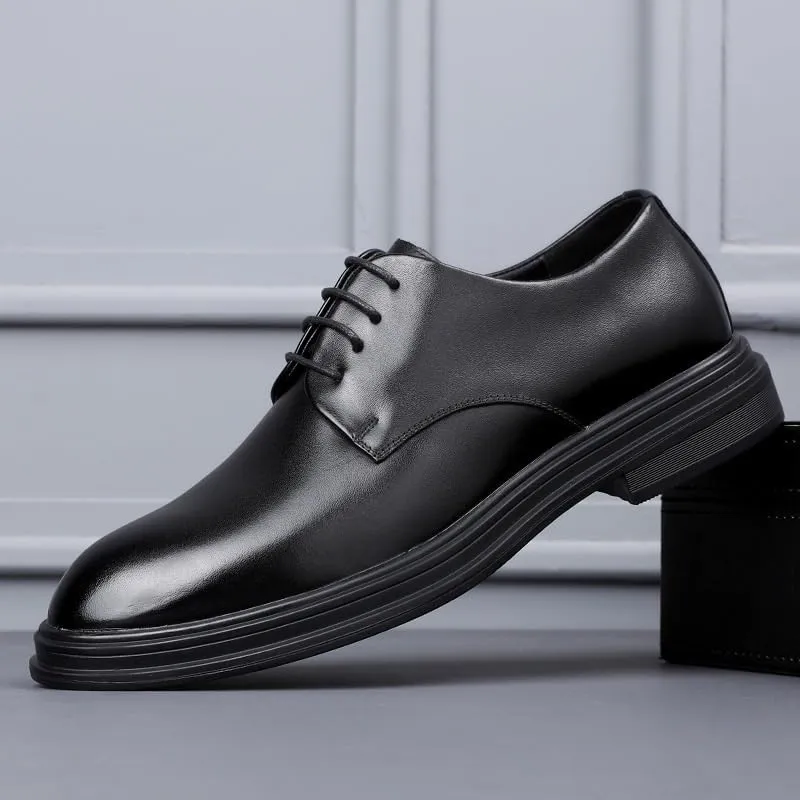 Men's Business Derby Shoes Mens Lace-up Patent Leather Tuxedo Shoes Lace-Up Lightweight Casual Walking Shoes for Men(8)