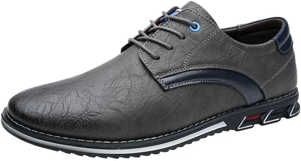 Men's Business Office Oxford Shoes Plus Size Leather Fashion Dress Sneakers Comfort Walking Driving Shoes