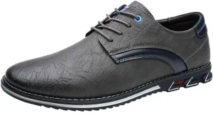 Men's Business Office Oxford Shoes Plus Size Leather Fashion Dress Sneakers Comfort Walking Driving Shoes