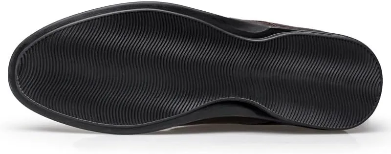 Men's Bussiness Formal Oxfords Genuine Leather Classic Slip On Dress Shoes Non-Slip Casual Derby Shoe for Men