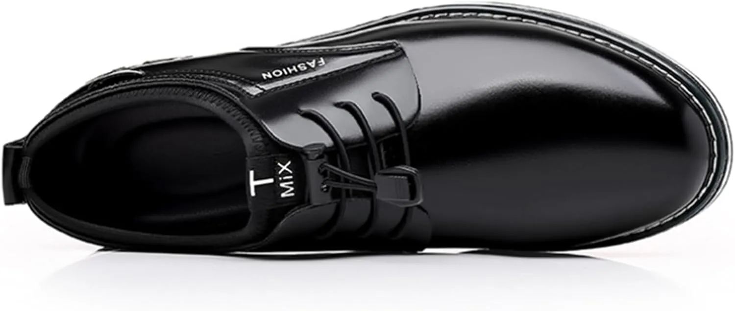 Mens Casual Shoes Flat Lace-up Wedding Dress Shoes Business Office Comfort Loafers Fashion Walking Driving Sneakers