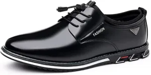 Mens Casual Shoes Flat Lace-up Wedding Dress Shoes Business Office Comfort Loafers Fashion Walking Driving Sneakers