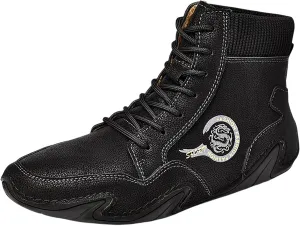 Men's Casual Shoes Korean Version High Top Round Toe Breathable Daily Dad's Shoes Mens Lite Adapt Sneaker