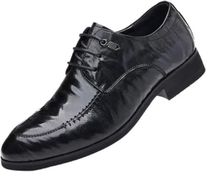 Men's Classic Lace-up Formal Dress Shoes Mens Comfort Business Casual Oxford Shoes