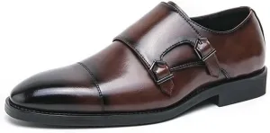Men's Classic Slip On Dress Shoes Men Genuine Leather Business Oxford Shoes Comfort Fashion Pointed Toe Derby Shoes for Men