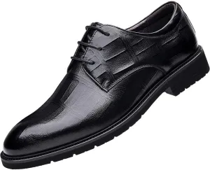 Mens Comfort Dress Shoes Men's Patent Leather Tuxedo Shoes Modern Lace-up Wedding Formal Oxford