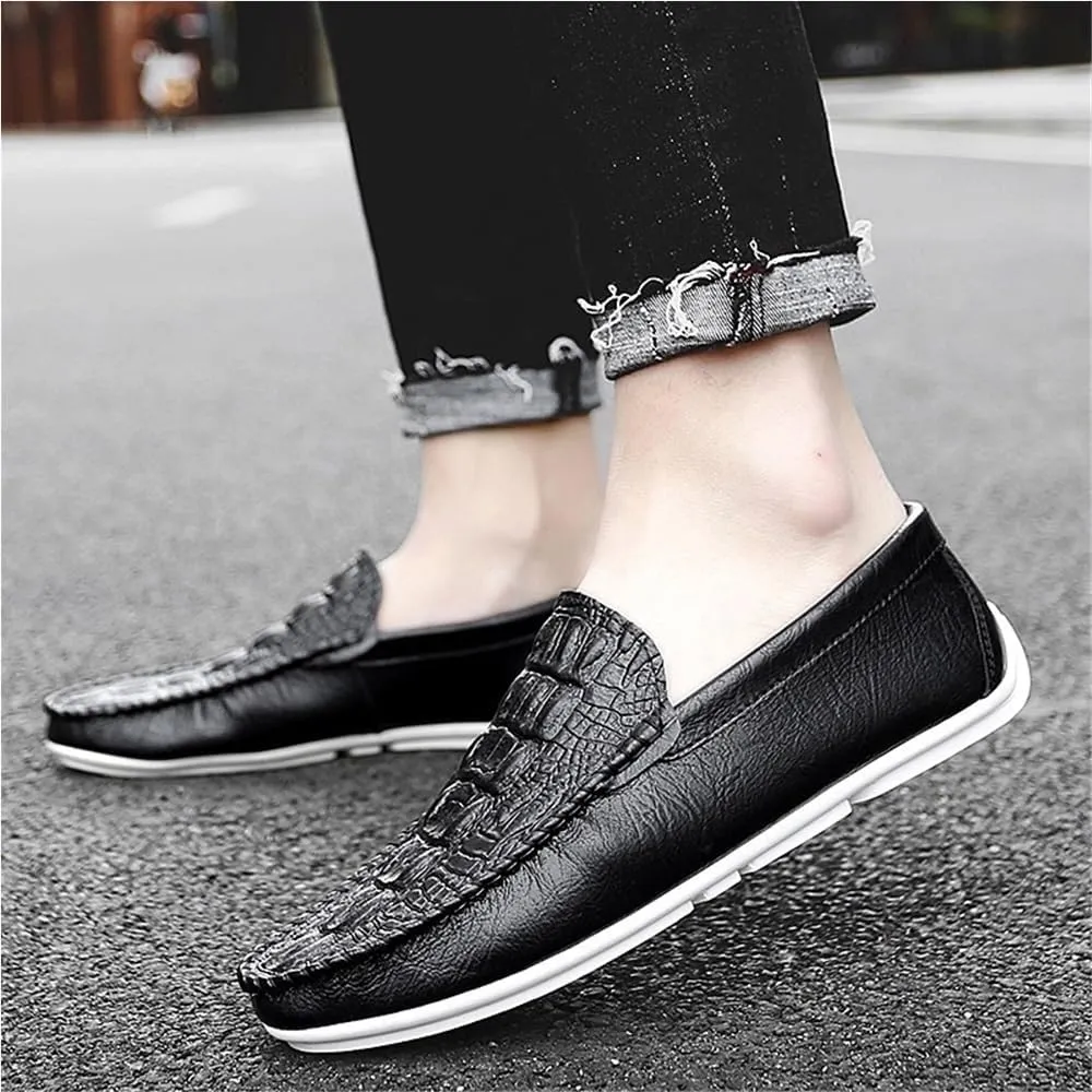 Mens Comfort Loafers for Business Casual Office Work Wedding Non Slip Sole Lightweight Walking Shoes