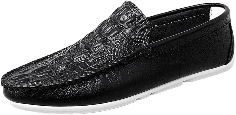 Mens Comfort Loafers for Business Casual Office Work Wedding Non Slip Sole Lightweight Walking Shoes