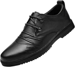 Men's Comfortable Formal Wedding Dress Shoes Mens Classic Lace Up Loafers Shoes Modern Wedding Office Work Oxfords Shoes for Men