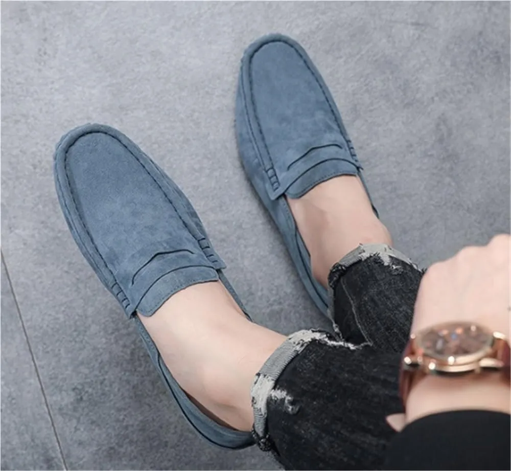 Mens Comfortable Loafers Shoes for Business Casual Office Work Wedding Lightweight Anti-Slip Walking Slip On