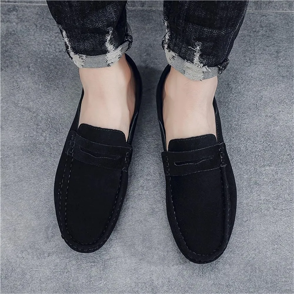 Mens Comfortable Loafers Shoes for Business Casual Office Work Wedding Lightweight Anti-Slip Walking Slip On