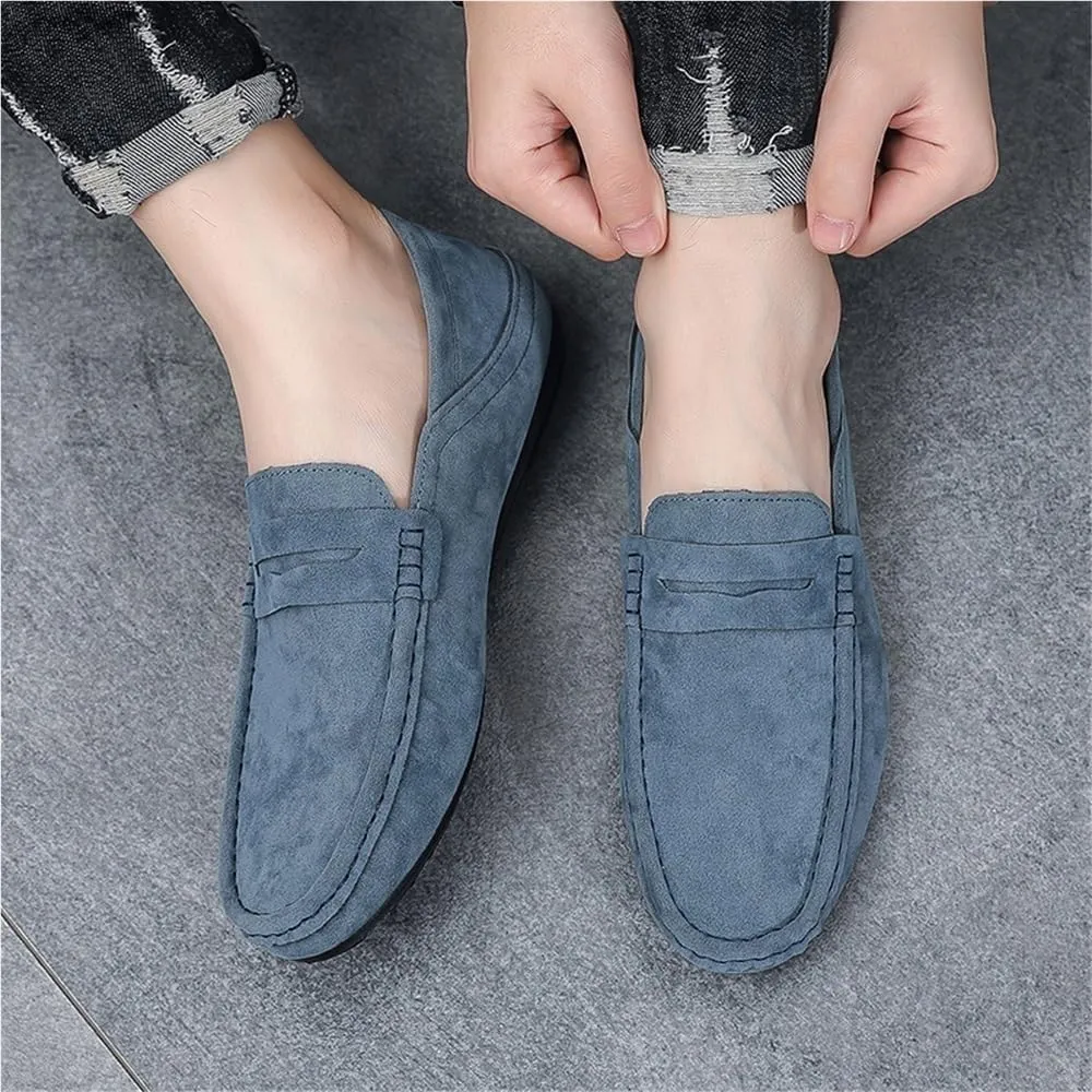 Mens Comfortable Loafers Shoes for Business Casual Office Work Wedding Lightweight Anti-Slip Walking Slip On