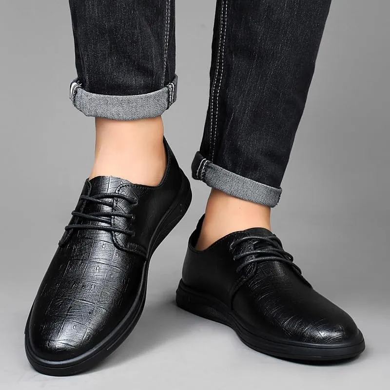 Men's Dress Shoes Business Casual Patent Leather Formal Oxford Shoes Modern Wedding Office Work Tuxedo Derby Shoes for Men