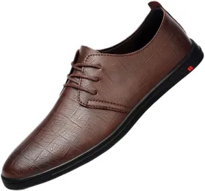 Men's Dress Shoes Business Casual Patent Leather Formal Oxford Shoes Modern Wedding Office Work Tuxedo Derby Shoes for Men