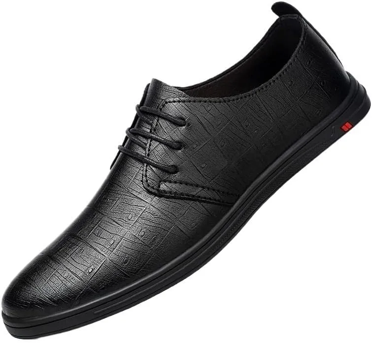 Men's Dress Shoes Business Casual Patent Leather Formal Oxford Shoes Modern Wedding Office Work Tuxedo Derby Shoes for Men