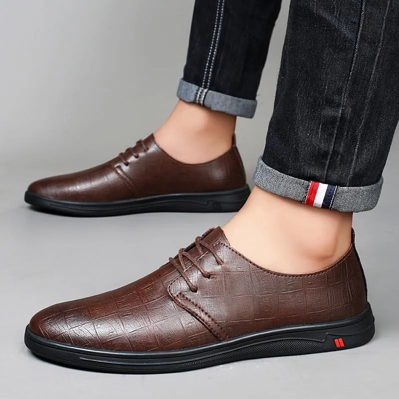 Men's Dress Shoes Business Casual Patent Leather Formal Oxford Shoes Modern Wedding Office Work Tuxedo Derby Shoes for Men