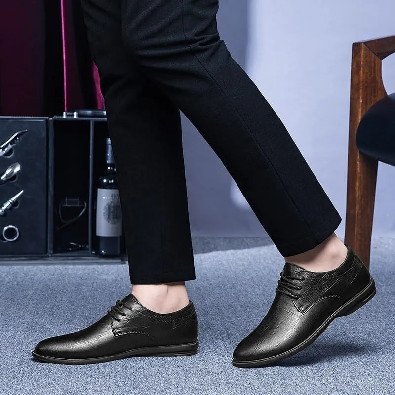 Men's Dress Shoes Modern Wedding Men Genuine Leather Tuxedo Shoes