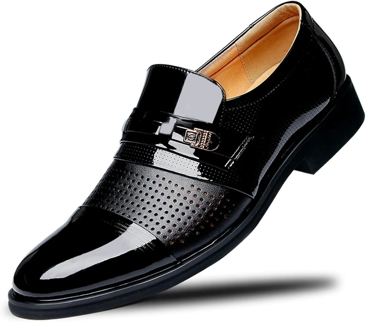 Men's Dress Shoes Oxfords Breathable Modern Derby Shoes Formal Business Wedding Shoes Classic Suit Shoes