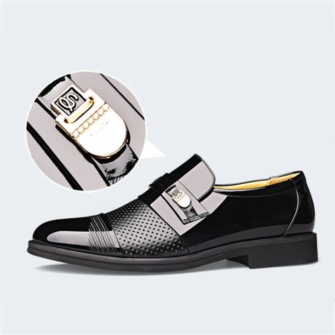 Men's Dress Shoes Oxfords Breathable Modern Derby Shoes Formal Business Wedding Shoes Classic Suit Shoes