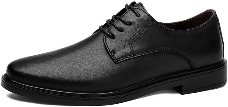 Mens Dress Sneakers Orthopedic Leather Shoes Genuine Leather Derby Fashion Formal Tuxedo Walking Shoes Wedding