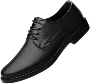 Mens Dress Sneakers Orthopedic Leather Shoes Genuine Leather Derby Fashion Formal Tuxedo Walking Shoes Wedding