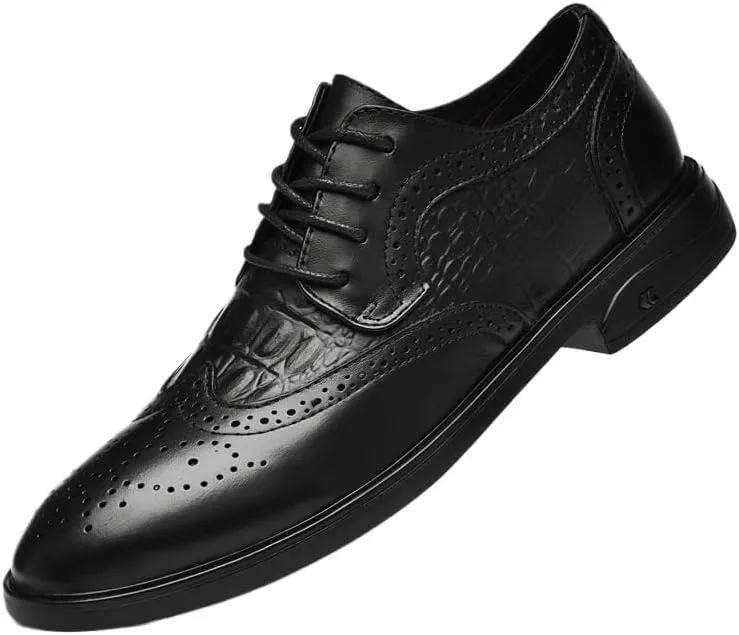 Men's Fashion Dress Shoes Comfort Soft Men Oxford Shoes Modern Wedding Office Work Tuxedo Shoes for Men