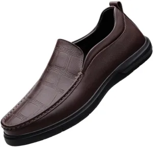 Men's Fashion Sneakers Mens Modern Classic Slip On Oxfords Men Casual Wedding Faux Patent Derby Shoe